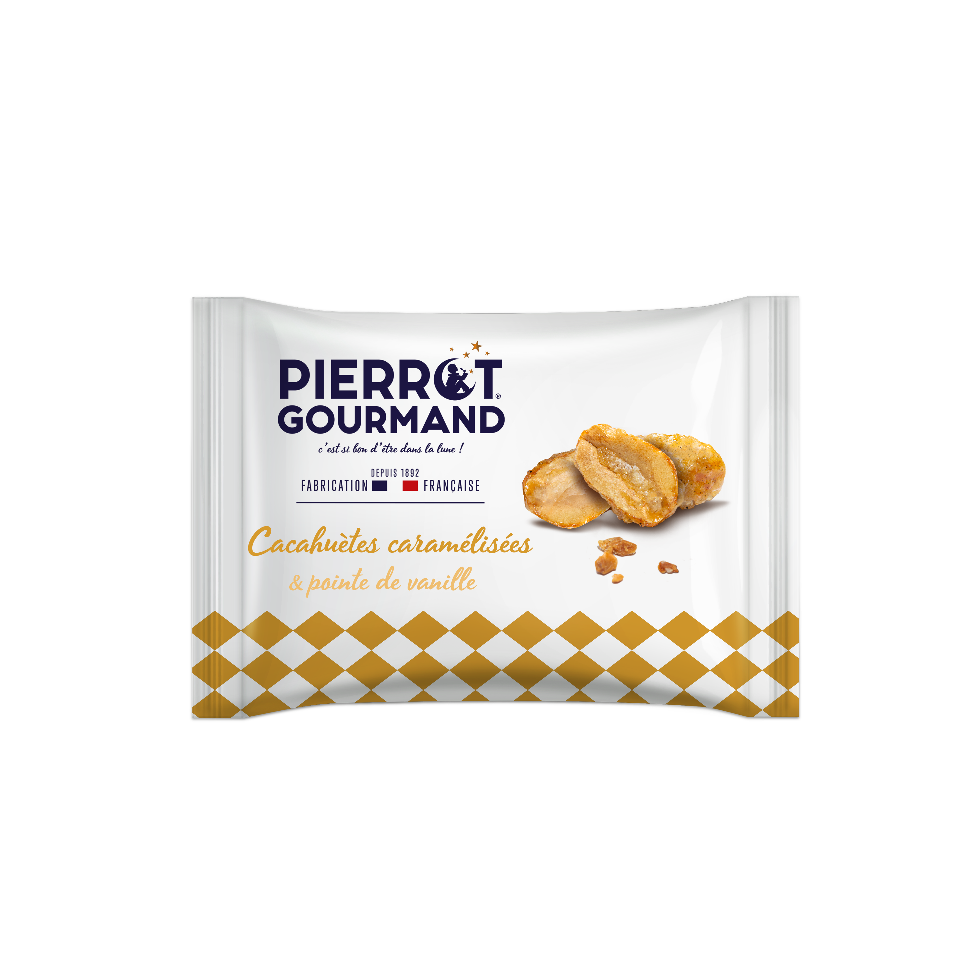 Pierrot Gourmand - Cacahuetes caramelizadas y toque de vainilla 45g - Pierrot Gourmand - Imagen 2