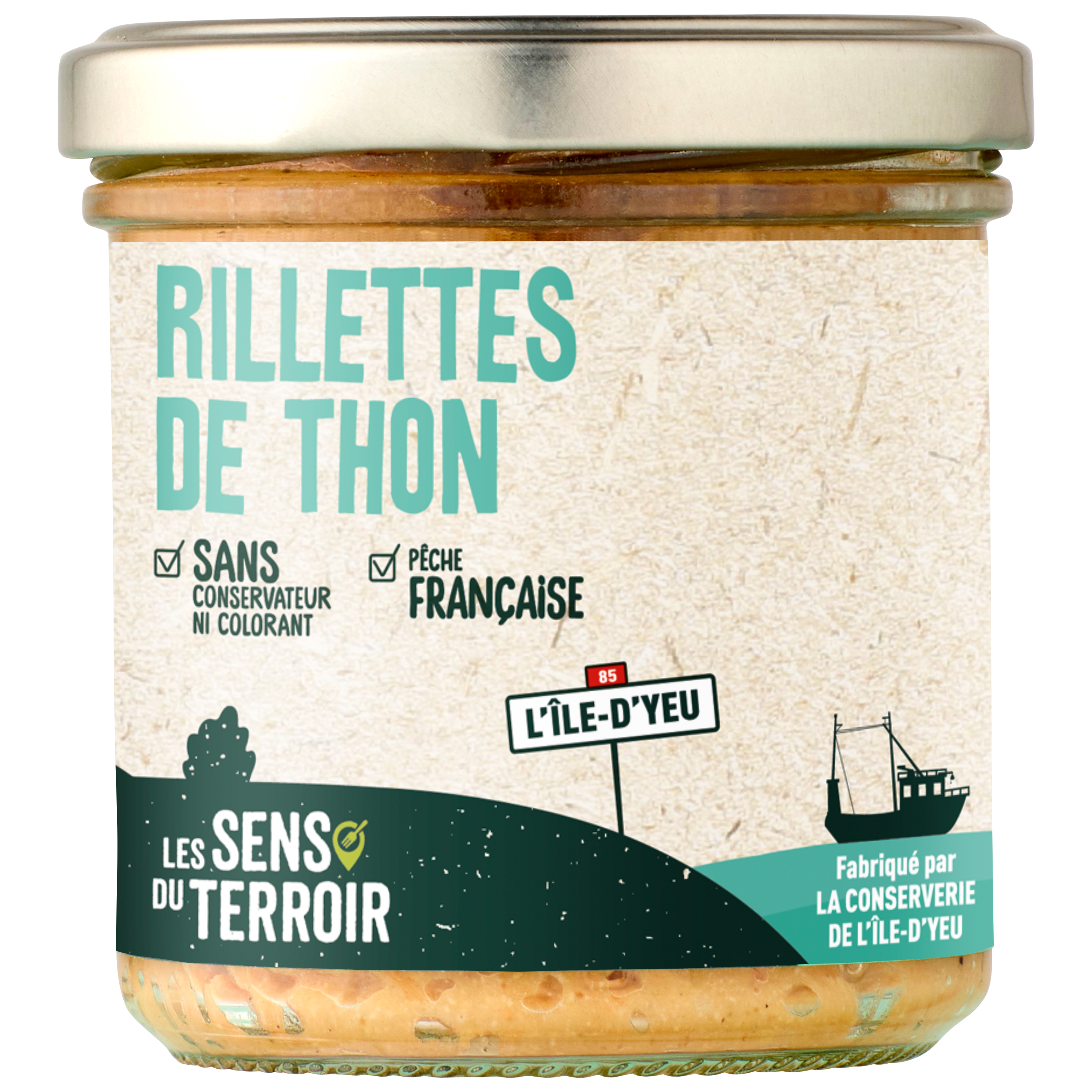 Les Sens du Terroir - Rillettes de thon  140 g - Les Sens du Terroir