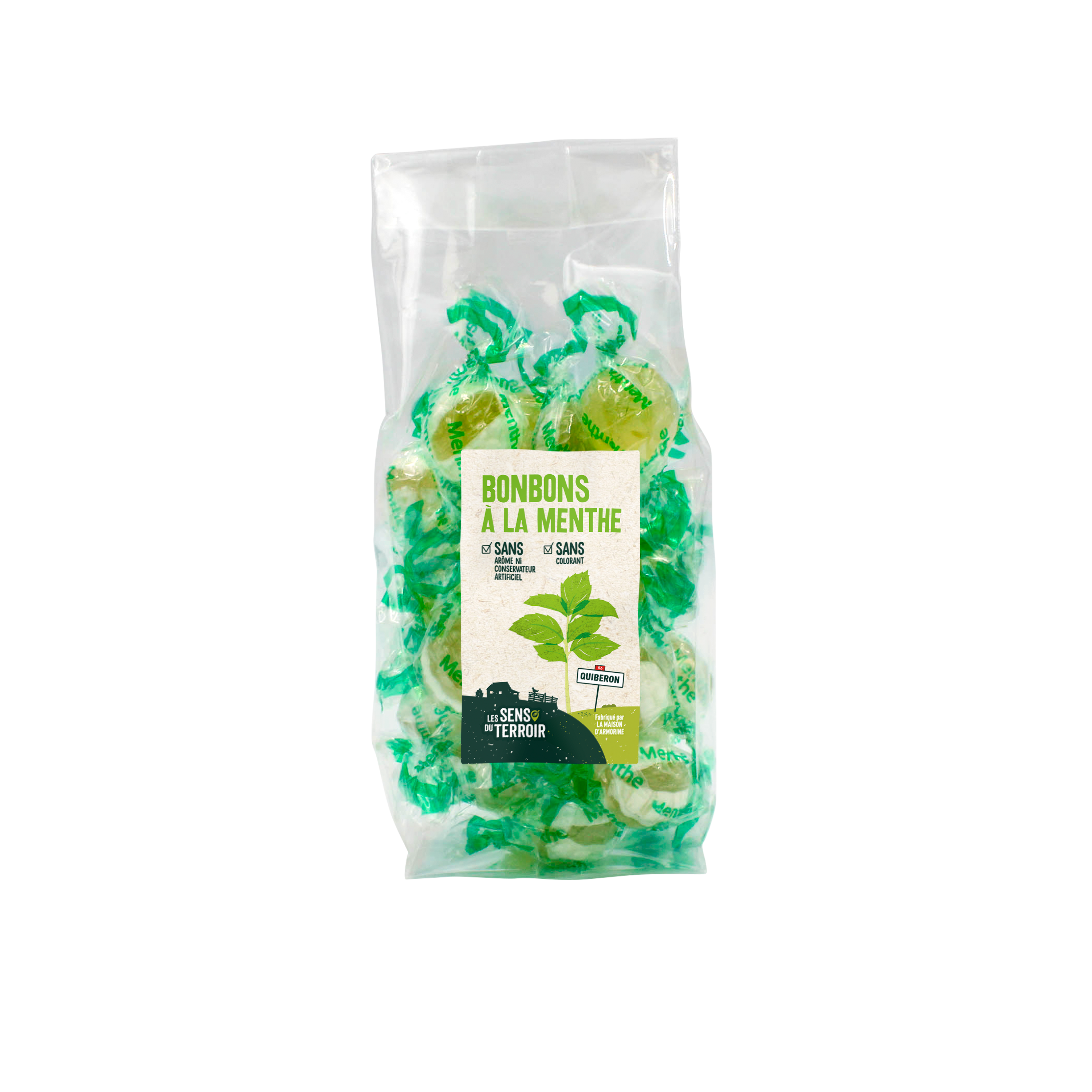 Les Sens du Terroir - Bonbons à la menthe 125 g - Les Sens du Terroir