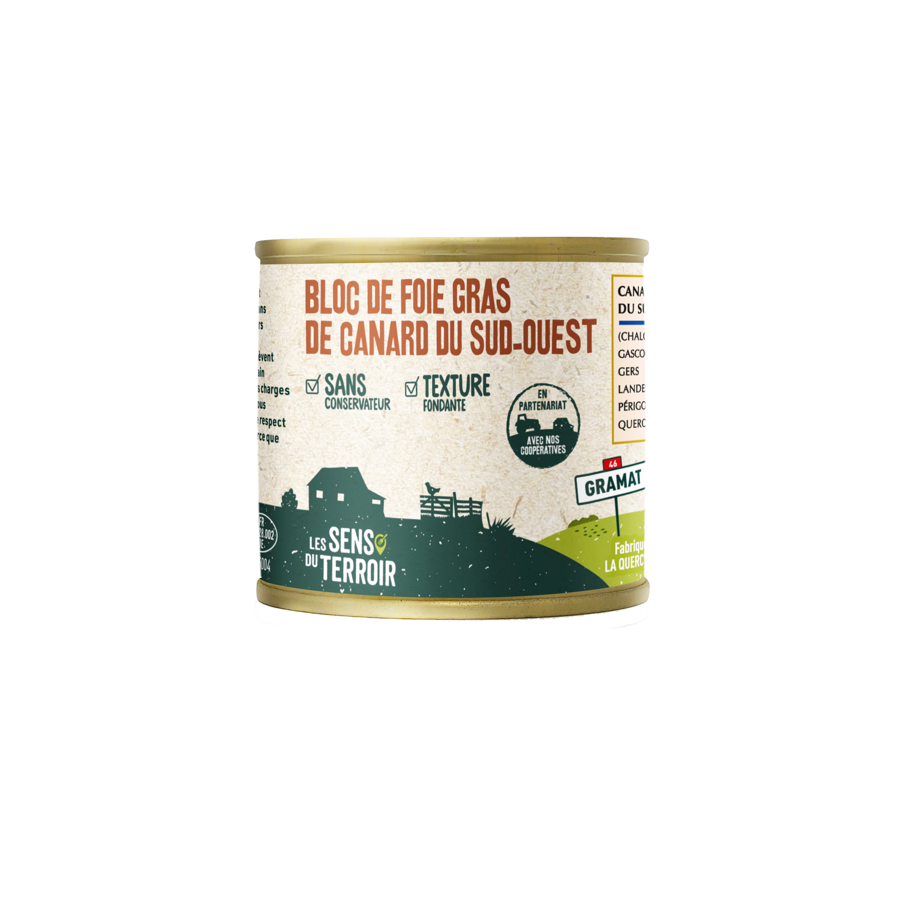 Les Sens du Terroir - Bloque de foie gras del Suroeste IGP 100 g - Les Sens du Terroir - Imagen 2