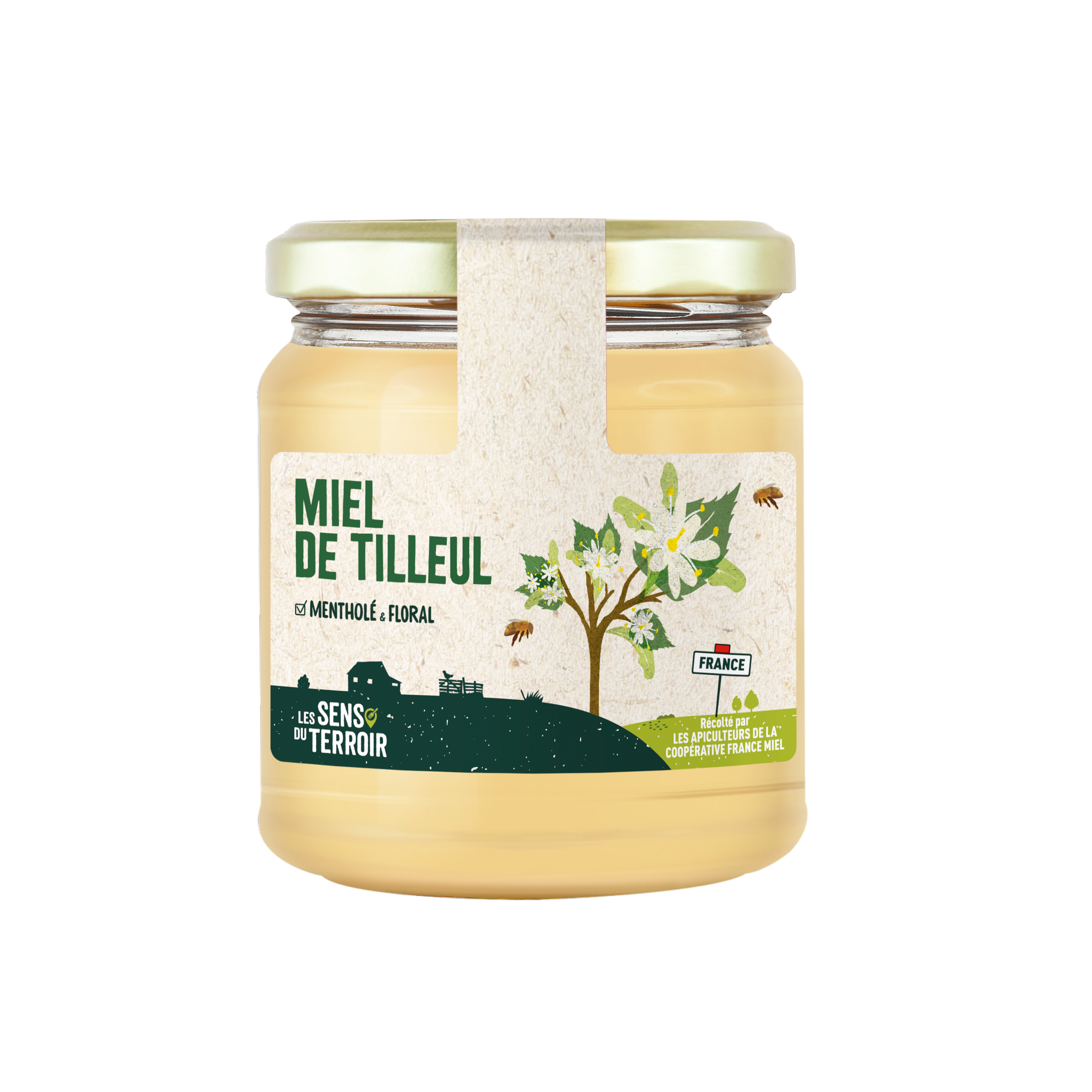 Les Sens du Terroir - Miel de tilo 250 g - Les Sens du Terroir
