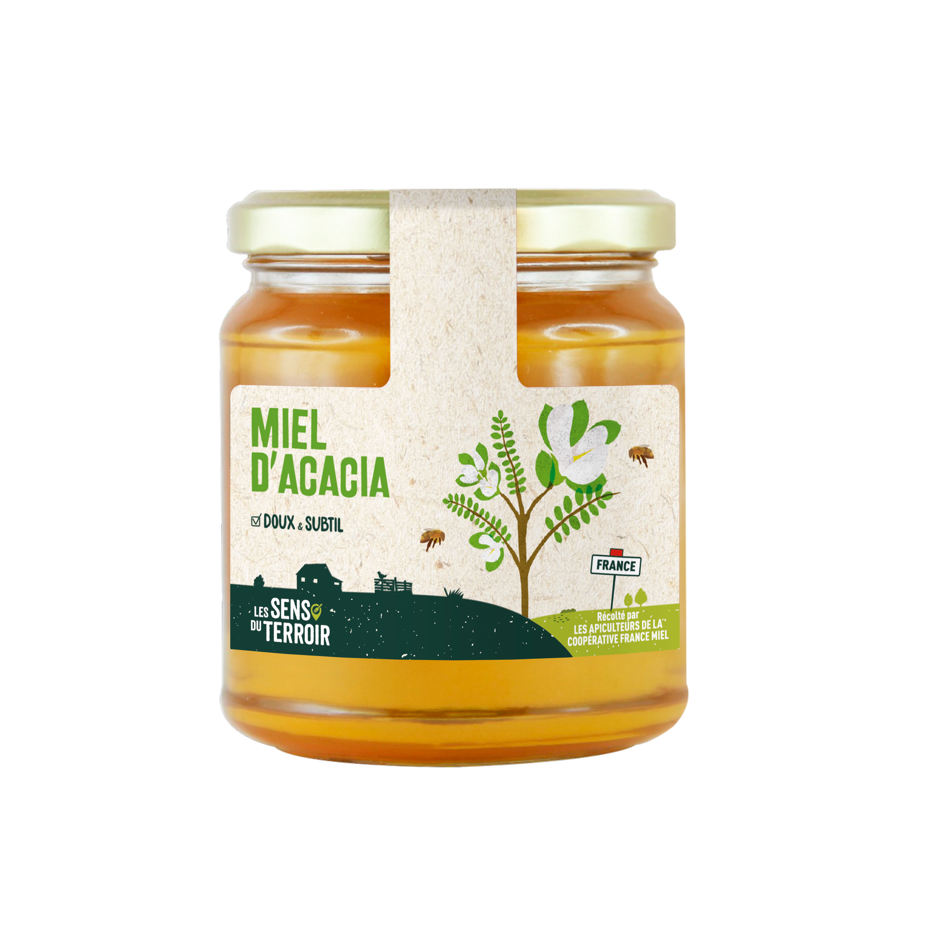 Les Sens du Terroir - Miel de acacia 250 g - Les Sens du Terroir