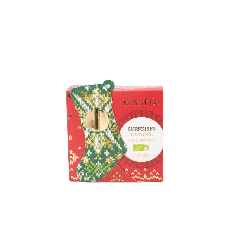 Terre d'Oc - Sorpresa de Navidad 6 tés e infusiones bio 11 g- Terre d'Oc - Imagen 2