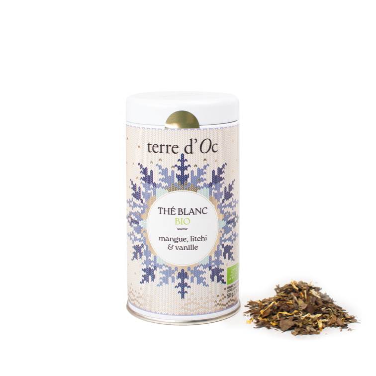 Terre d'Oc - Té blanco mango lichi 50 g - Terre d'Oc - Imagen 1