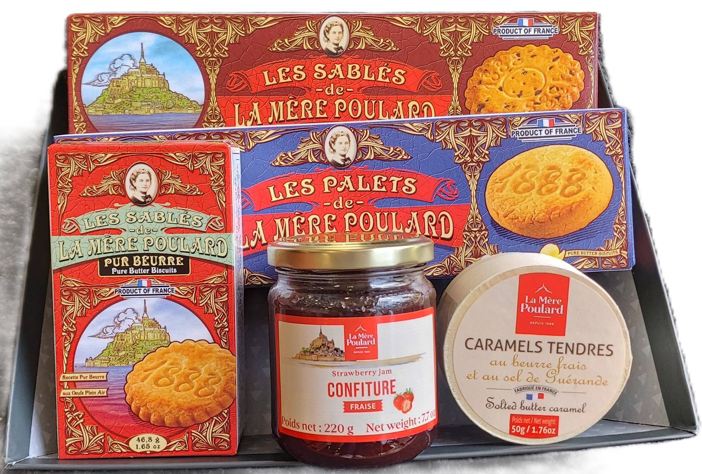 La Mère Poulard - Pequeña Cesta Gourmet Festiva - La Mère Poulard - Imagen 1