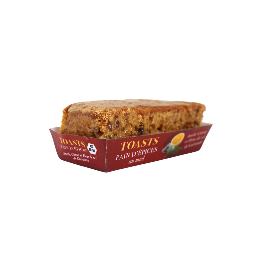 Finabeil - Toast de pain d’épices aneth & citron 120 g - Finabeil