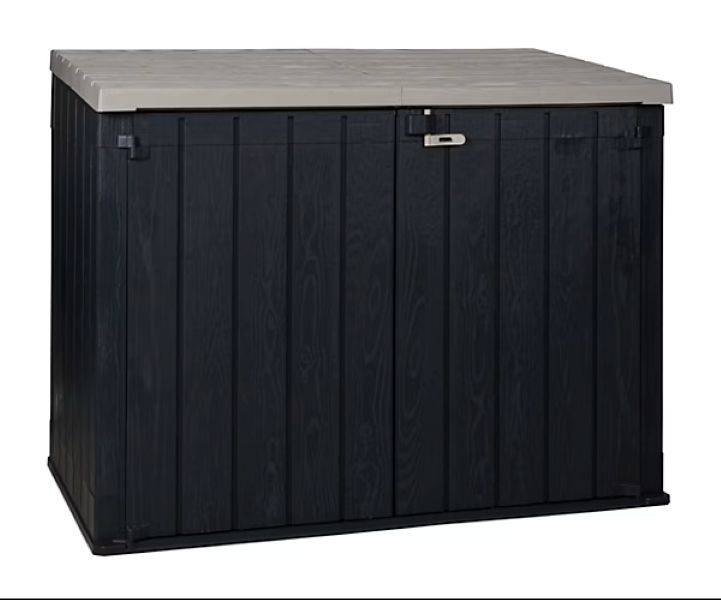 Toomax - Coffre de jardin résine multifonction Toomax Storaway 2270L - noir / taupe